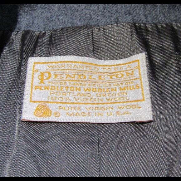 Pendleton Classic Gray 100% Wool Blazer Size 6 - Picture 3 of 8